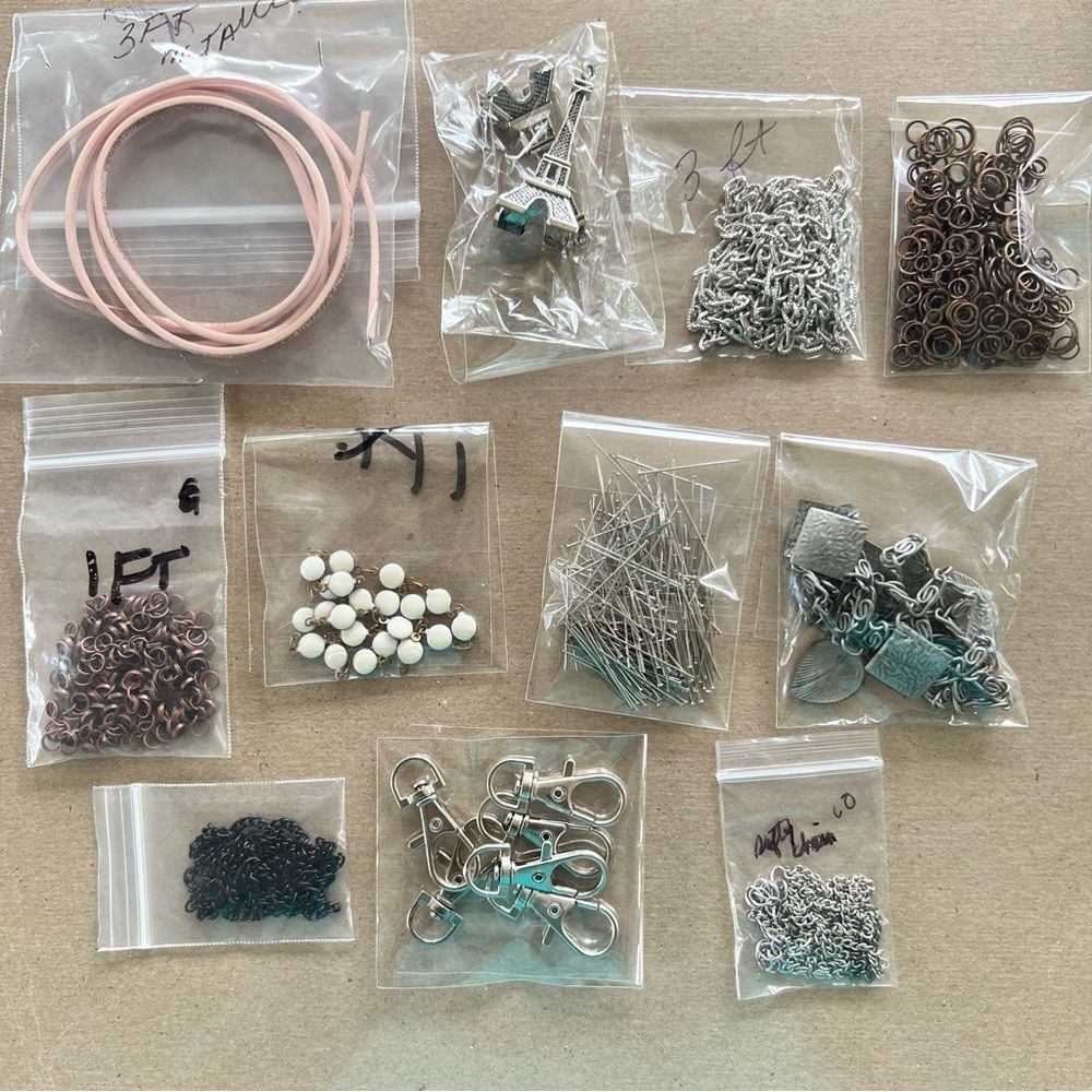 Over 10 bundles of Assorted Jewelry Making Supplies
